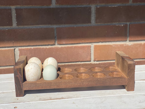 ChasBete Egg Holder Countertop Egg Storage, Egg Baskets for Fresh Eggs,  Vintage Cast Iron Chicken Egg Basket, Hold up to 12 Eggs