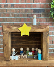 Load image into Gallery viewer, Rustic Handmade Wooden Nativity Set l Farmhouse Nativity l Nativity For Kids l Farmhouse Wooden Nativity l Farmhouse Christmas Decor
