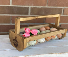 Load image into Gallery viewer, Egg Collection Basket | Fresh Egg Basket | Egg Collecting | Garden Harvest Basket | Garden Basket | Garden Hod | Produce Basket |
